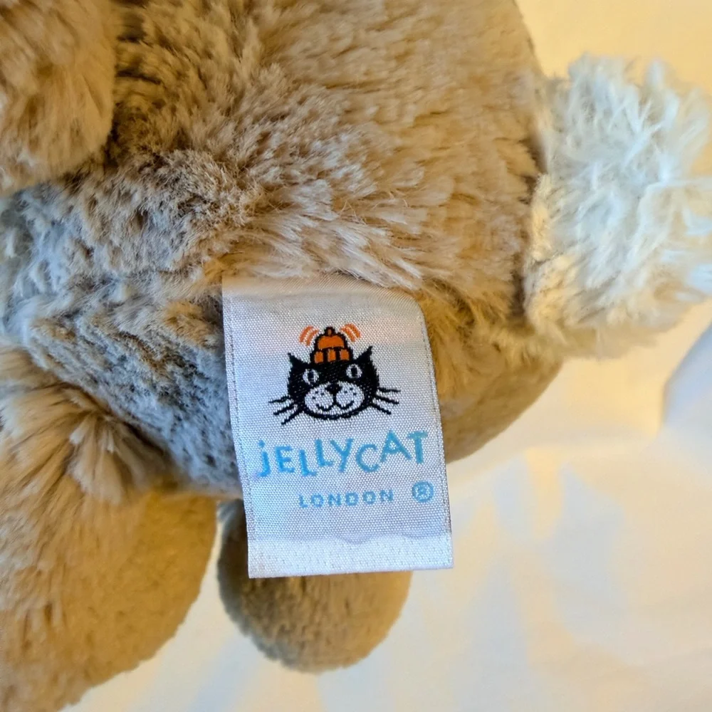 Jellycat Beige Plush Bunny Stuffed Animal